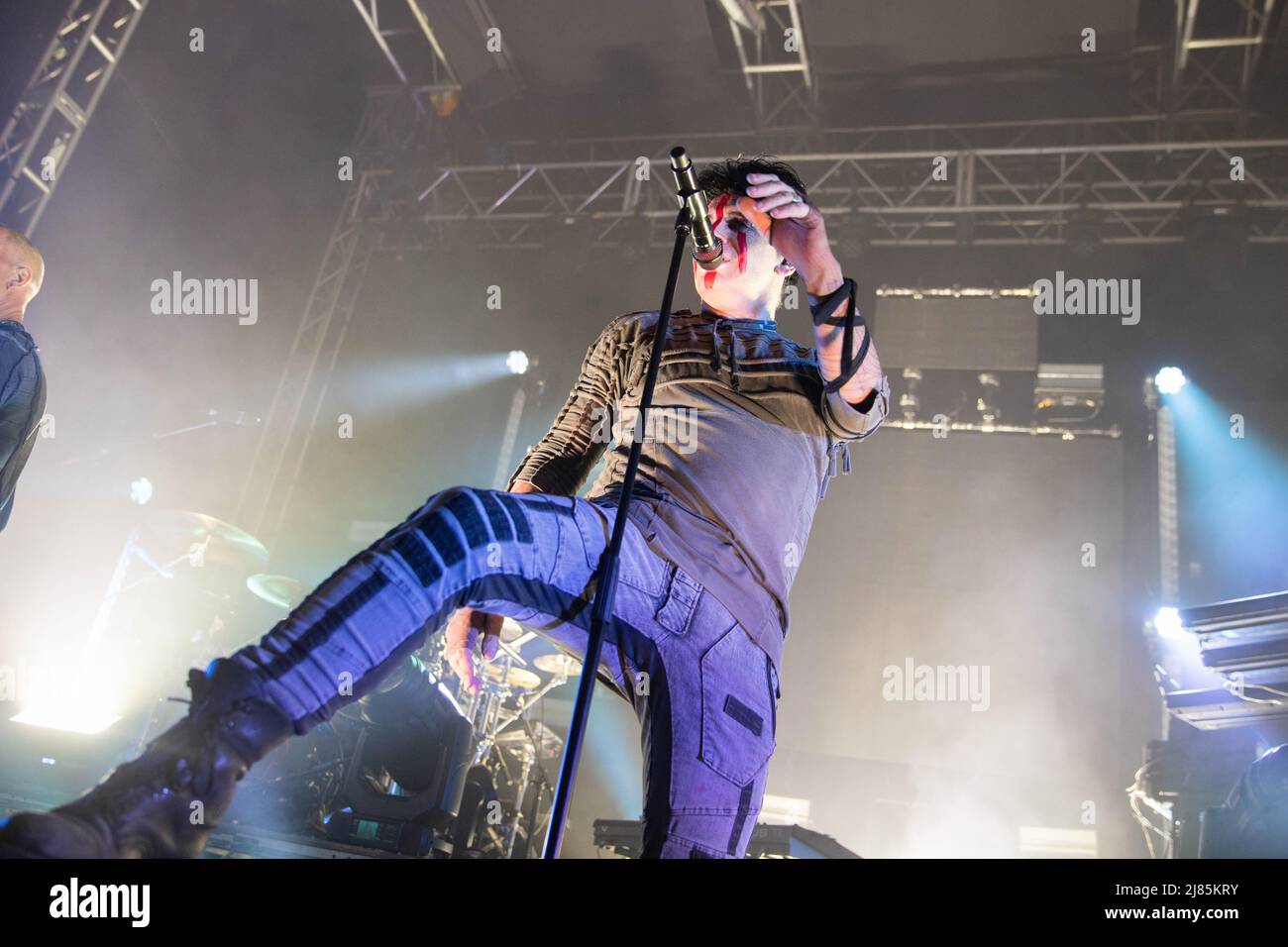 Leeds, Regno Unito. 12th maggio 2022. Gary Numan si esibisce al O2 Academy Credit: Gary Stafford/Alamy Live News Foto Stock