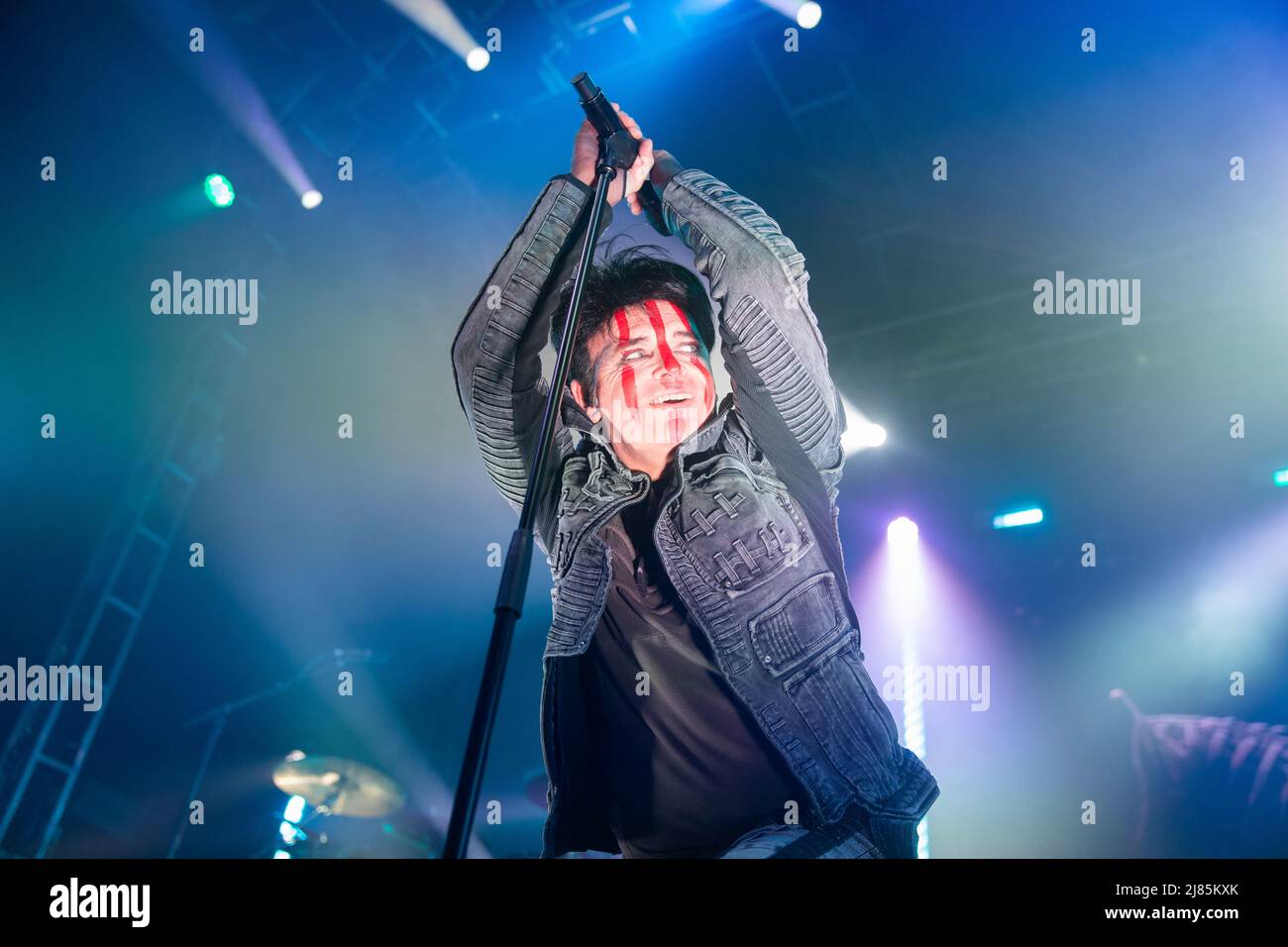 Leeds, Regno Unito. 12th maggio 2022. Gary Numan si esibisce al O2 Academy Credit: Gary Stafford/Alamy Live News Foto Stock