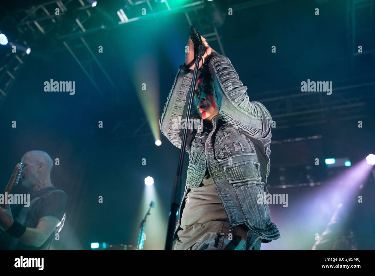Leeds, Regno Unito. 12th maggio 2022. Gary Numan si esibisce al O2 Academy Credit: Gary Stafford/Alamy Live News Foto Stock