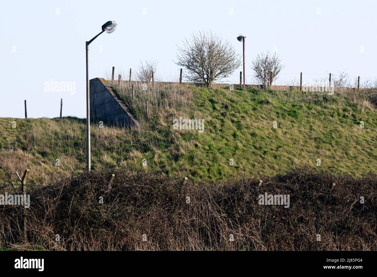 Ex stazione radar della Guerra fredda Bawdsey Suffolk Inghilterra Foto Stock