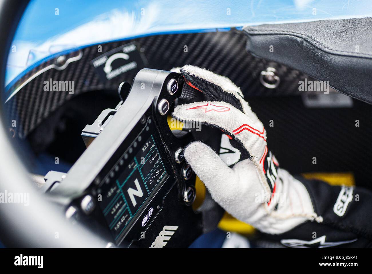 Magny-Cours, Francia. 13th maggio 2022. Magny-Cours, Francia, 13/05/2022, PIERRE Edgar (fra), Formule 4 - Mygale Genération 2, ritratto durante il round 3rd del Championnat de France FFSA F4 2022, dal 13 al 15 maggio sul Circuit de Nevers Magny-Cours a Magny-Cours, Francia - Foto Clément / DPPI Credit: DPPI Media/Alamy Live News Foto Stock