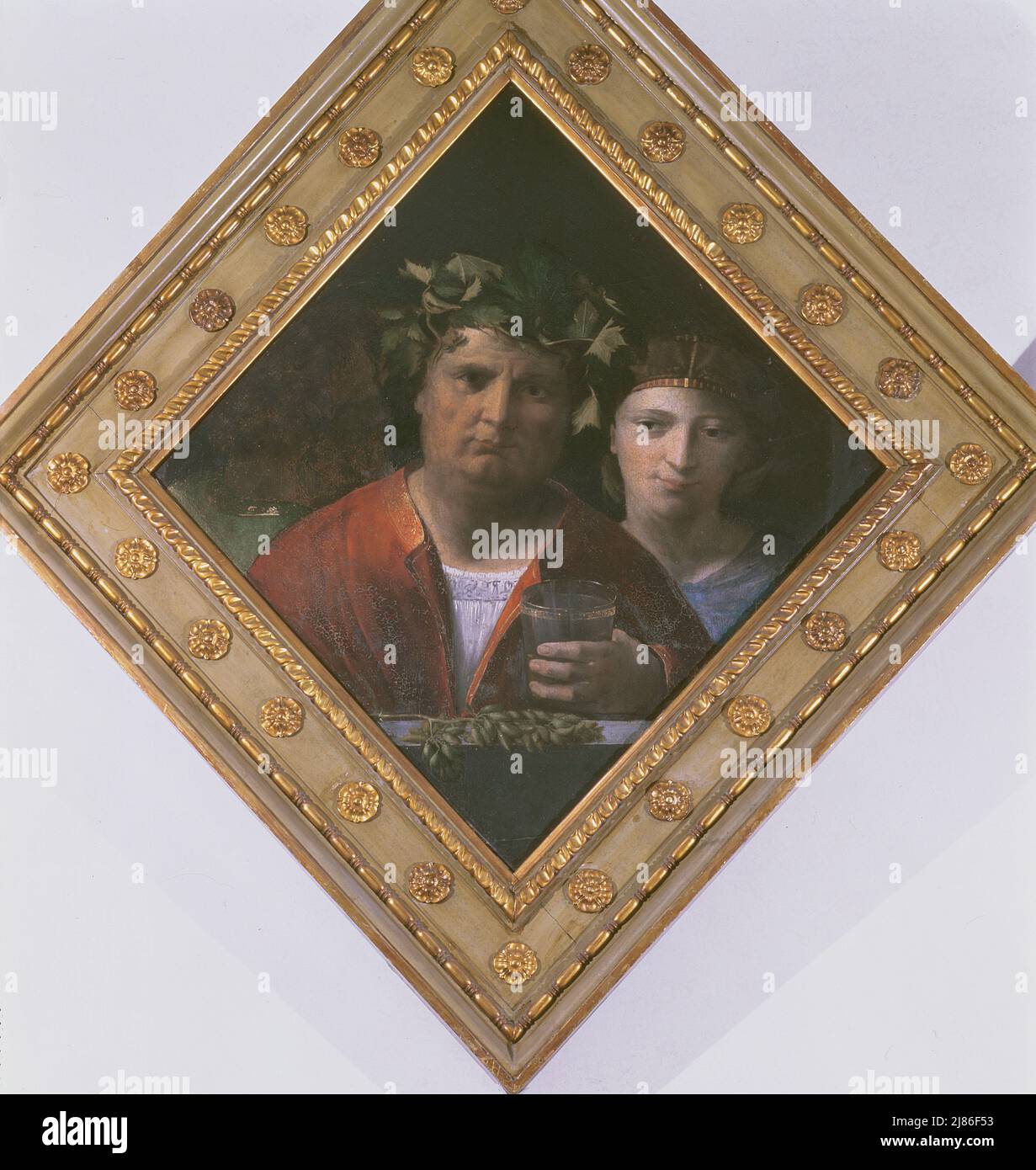 L'ultima cena (tempera sul pannello) di Gaddi, Taddeo (c.1300-66); Galleria dell'Accademia & Museo degli Strumenti musicali, Firenze, Toscana, Italia; Italiano, fuori dal copyright. Foto Stock