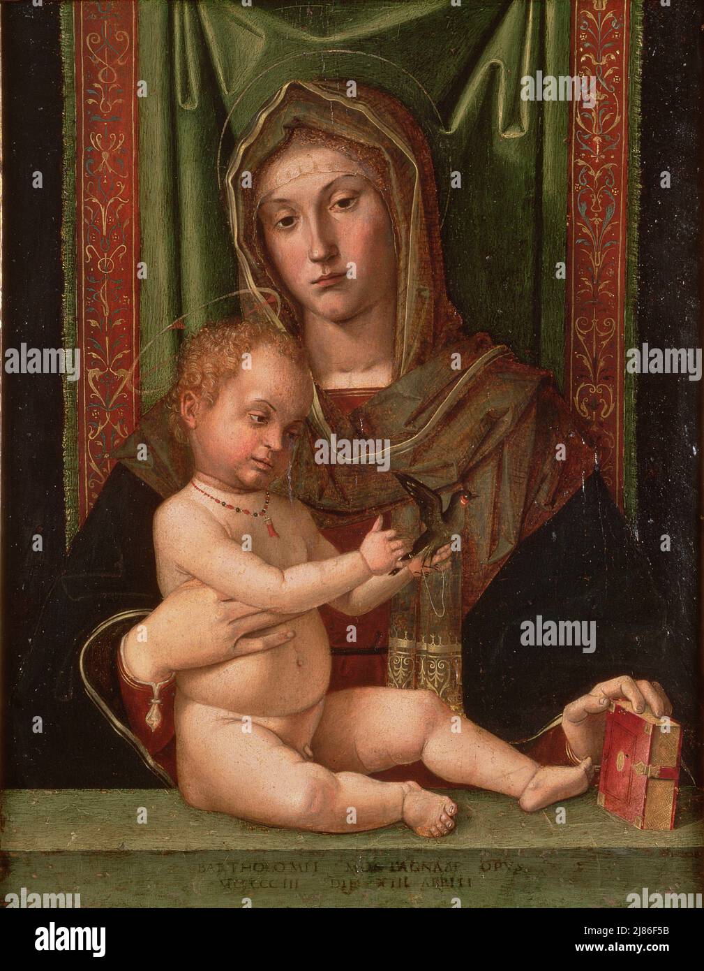 Testa di San Pietro, bizantino, 1210 (mosaico); Museo Regionale, Messina, Sicilia, Italia; . Foto Stock