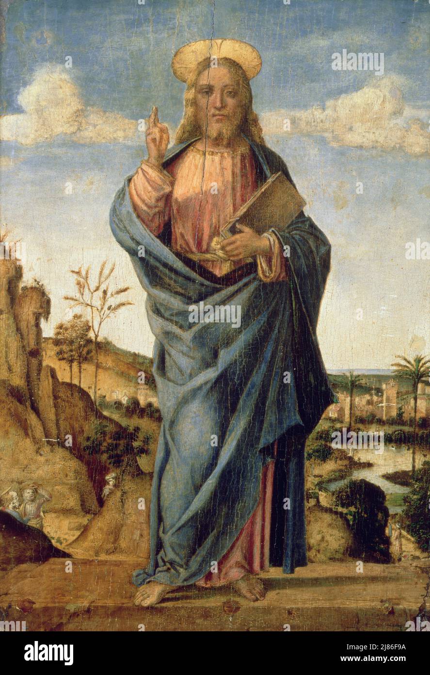 Studio di una mano per la Madonna dell'Arpa (gesso su carta) di Sarto, Andrea del (1486-1530); Gabinetto dei disegni e stampe, Galleria degli Uffizi, Firenze, Toscana, Italia; Italiano, fuori copyright. Foto Stock