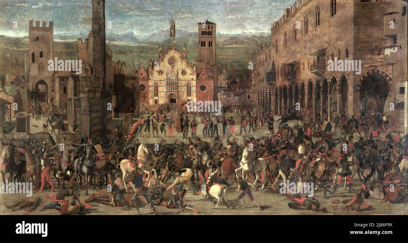 La Storia di Giuseppe di Sardo, Andrea del (1486-1530); Palazzo Pitti, Firenze, Italia; Italiano, fuori copyright. Foto Stock