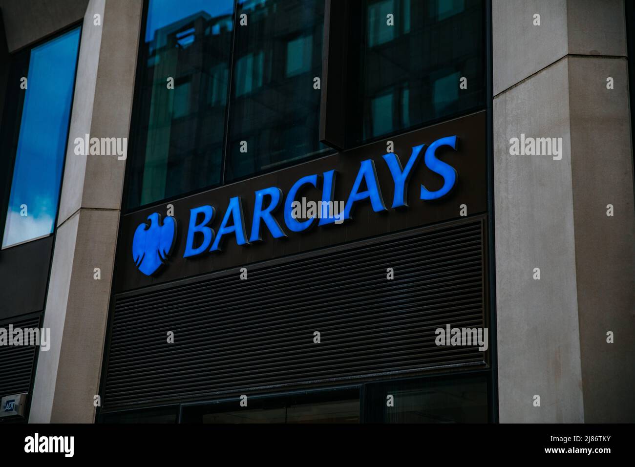 Barclays Bank Branch, Londra Foto Stock
