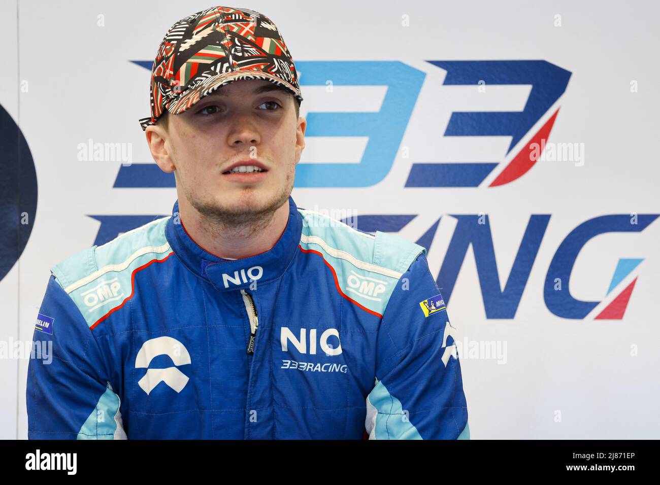 TICKTUM Dan (gbr), NIO 333 FE Team, NIO 333 001, ritratto durante l'ePrix di Berlino 2022, incontro 5th del Campionato del mondo di Formula e ABB FIA 2021-22, sul circuito Tempelhof Airport Street dal 13 al 15 maggio, a Berlino - Foto: FR..d..ric le Floch/DPPI/LiveMedia Foto Stock