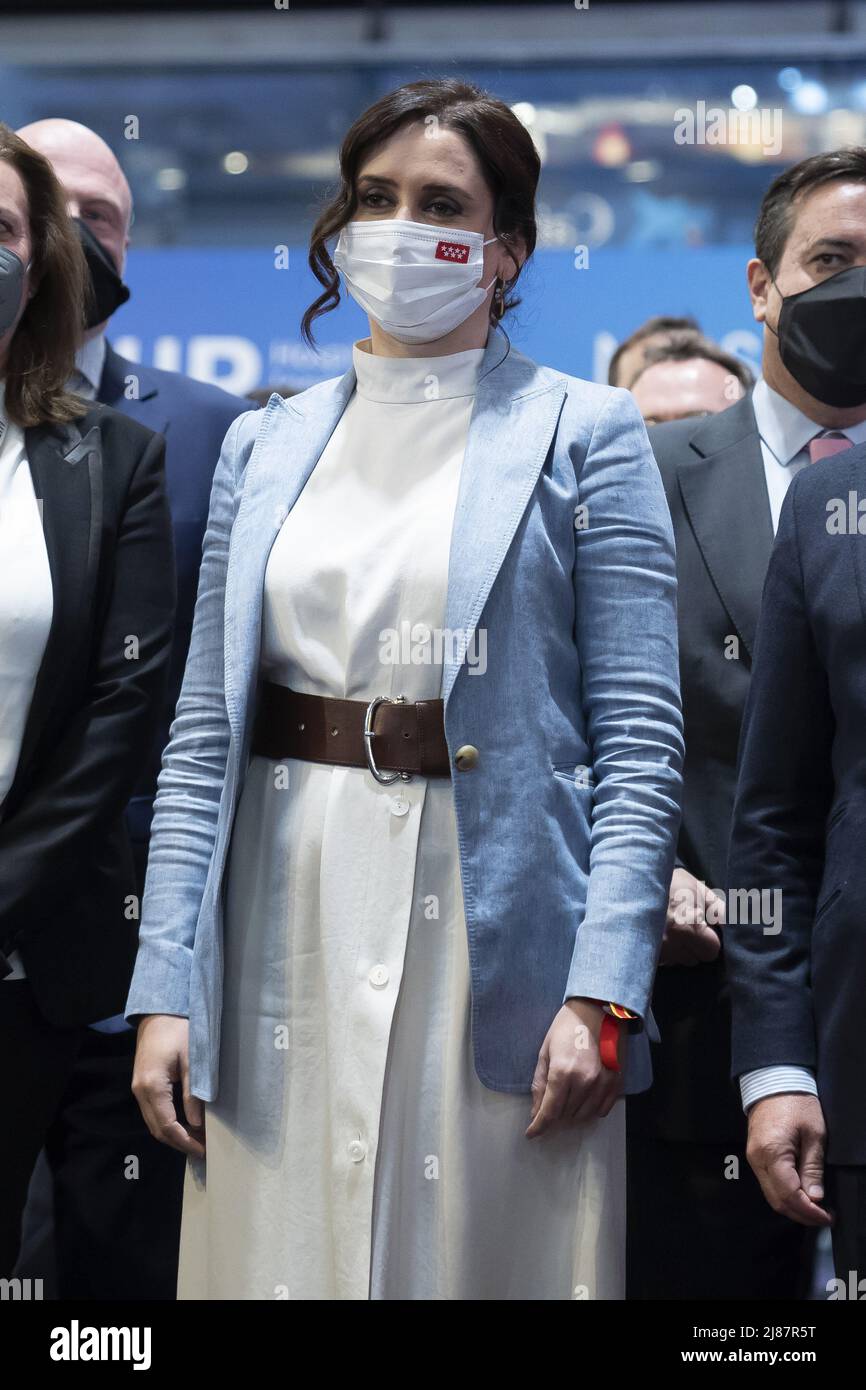 Il presidente della Comunità di Madrid, Isabel Diaz Ayuso, durante la cerimonia di apertura DELL'HIP - Horeca Professional Expo 2021, all'IFEMA, Madrid, Spagna con: Isabel Diaz Ayuso dove: Madrid, Spagna quando: 22 Mar 2021 credito: Oscar Gonzalez/WENN Foto Stock