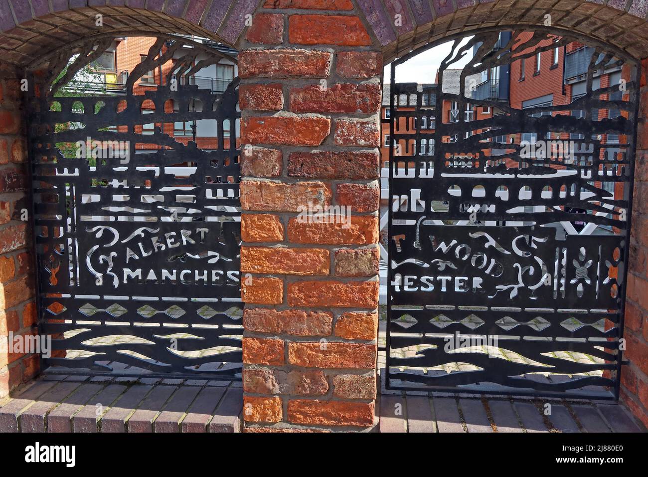 Albert Wood (vettore vecchio canale), ghisa, Ashton Canal Basin, Ducie Street, Manchester, Inghilterra, REGNO UNITO, M1 2JQ Foto Stock