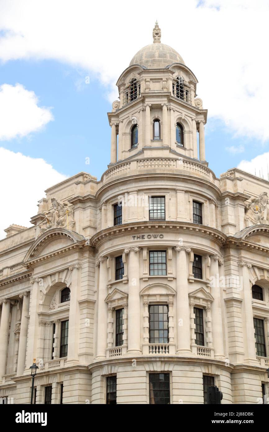 Esterno dell'edificio dell'Old War Office a Whitehall, Londra, Regno Unito Foto Stock