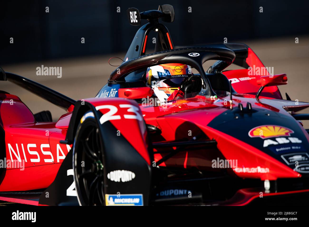 Berlino, Germania. 14th maggio 2022. 23 BUEMI Sébastien (swi), Nissan e.dams, Nissan IM03, in azione durante l'ePrix di Berlino 2022, incontro 5th del Campionato del mondo di Formula e ABB FIA 2021-22, sul circuito stradale Tempelhof Airport Street dal 13 al 15 maggio, a Berlino - Foto Joao Filipe / DPPI Credit: DPPI Media/Alamy Live News Foto Stock
