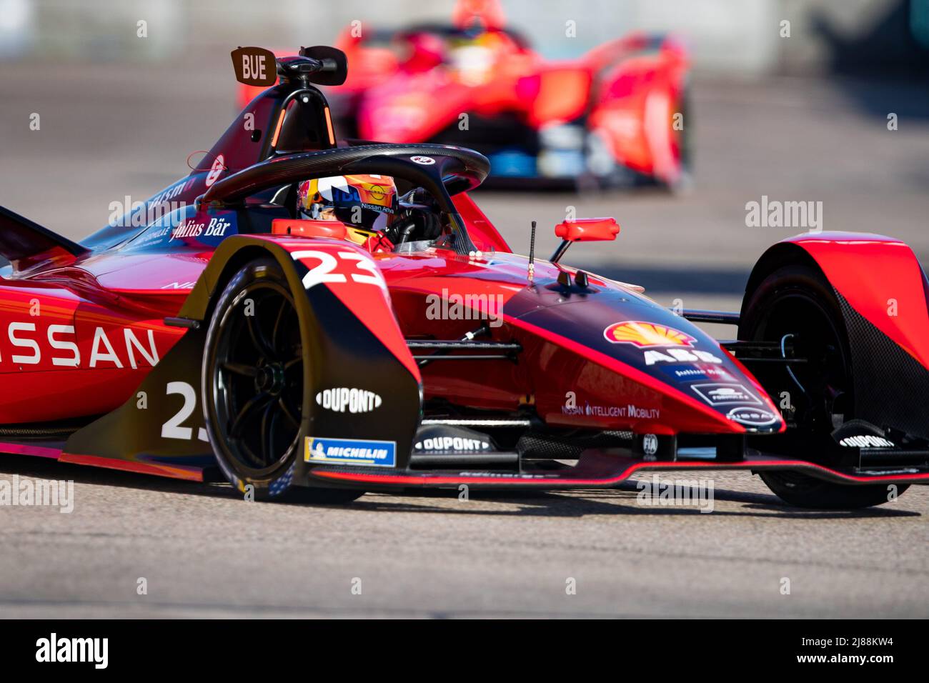 Berlino, Germania. 14th maggio 2022. 23 BUEMI Sebastien (swi), Nissan e.dams, Nissan IM03, in azione durante l'ePrix di Berlino 2022, incontro 5th del Campionato del mondo di Formula e ABB FIA 2021-22, sul circuito di Via Aeroporto Tempelhof dal 13 al 15 maggio a Berlino - Foto: Joao Filipe/DPPI/LiveMedia Credit: Independent Photo Agency/Alamy Live News Foto Stock