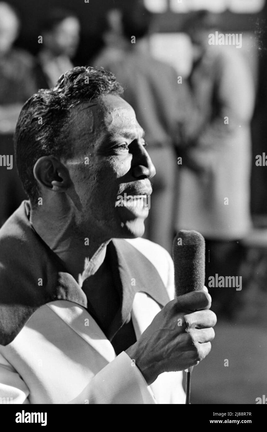 LEE DORSEY (1924-1986) cantante afro-americano in un programma televisivo britannico nell'ottobre 1966. Foto: Tony Gale Foto Stock