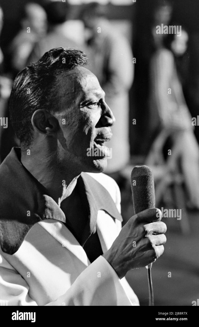 LEE DORSEY (1924-1986) cantante afro-americano in un programma televisivo britannico nell'ottobre 1966. Foto: Tony Gale Foto Stock