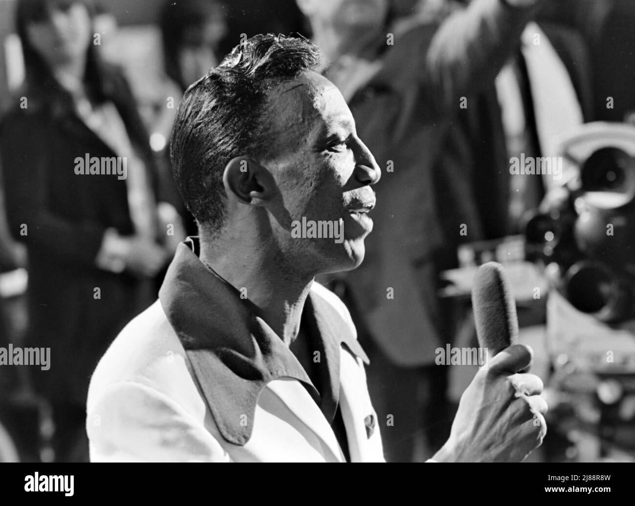 LEE DORSEY (1924-1986) cantante afro-americano in un programma televisivo britannico nell'ottobre 1966. Foto: Tony Gale Foto Stock