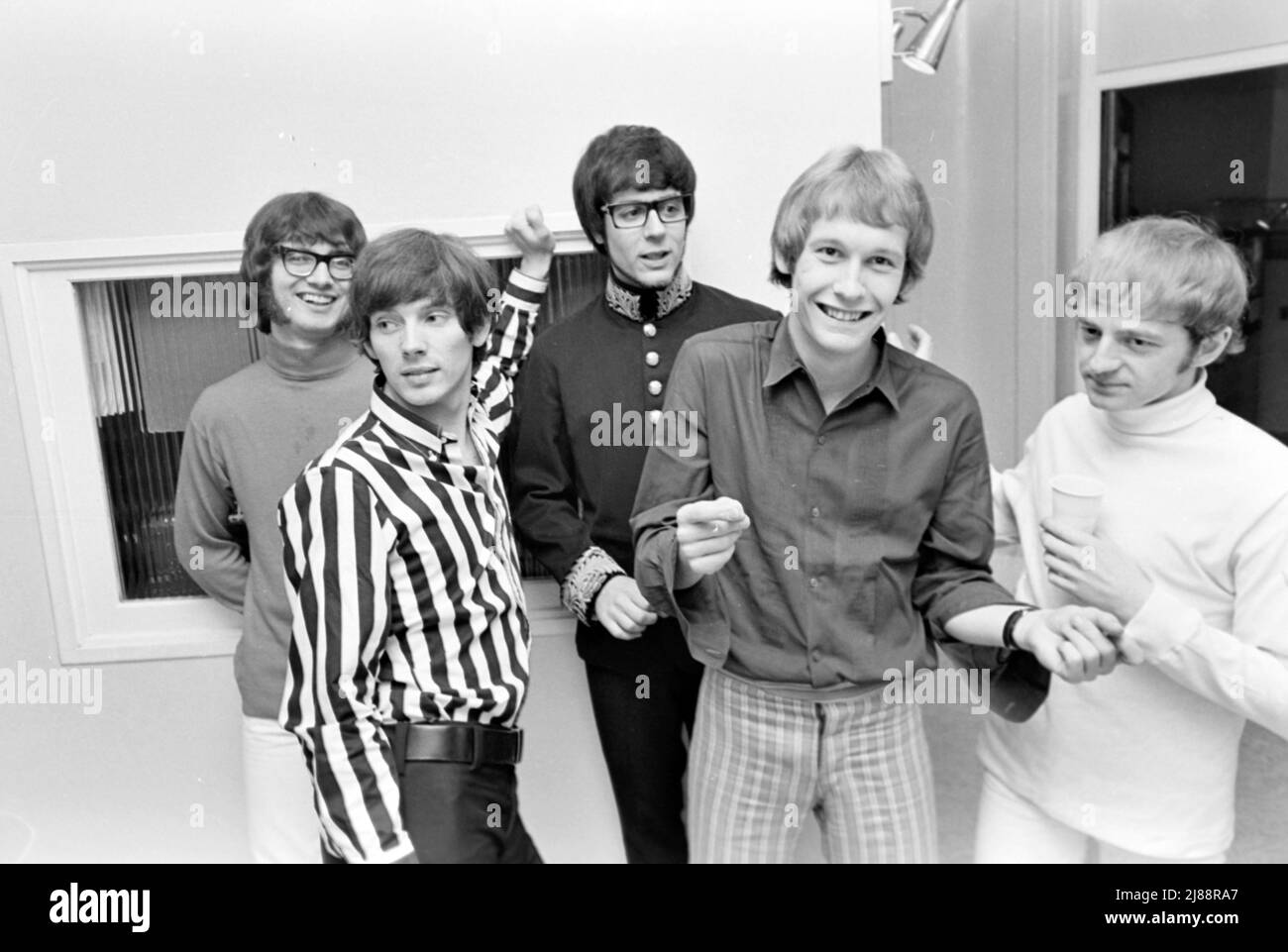 MANFRED MANN gruppo pop nel Regno Unito nell'agosto 1966. .. Foto: Tony Galer Foto Stock