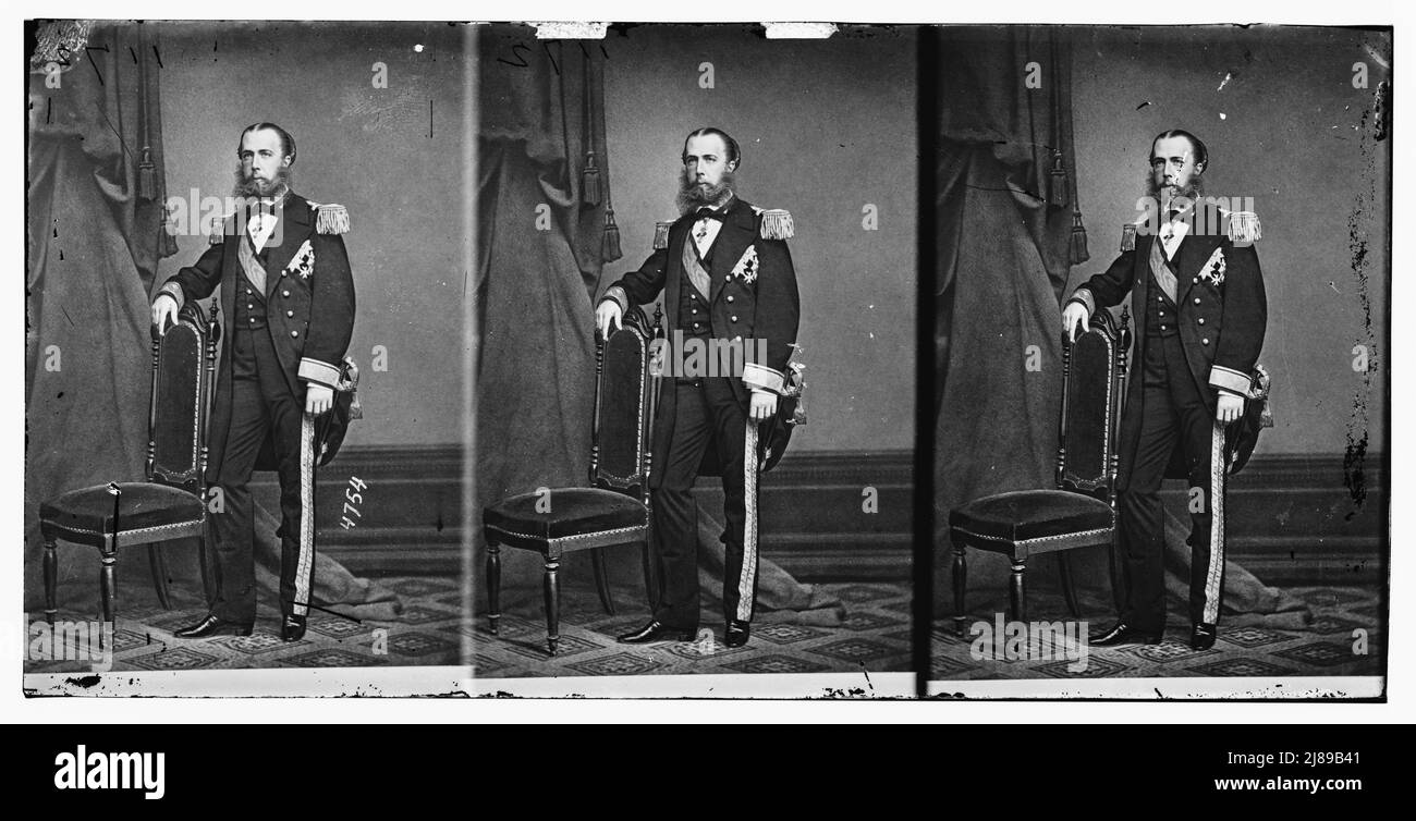 Massimiliano, Imperatore del Messico, ca. 1864. Foto Stock