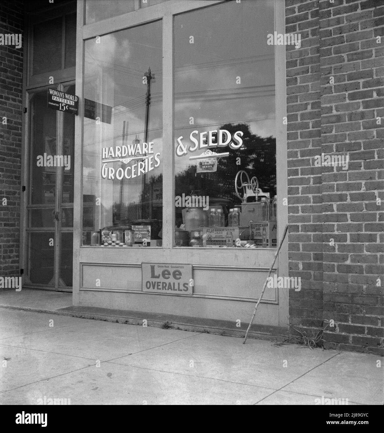 Negozio di hardware. Silver City, Carolina del Nord. Foto Stock