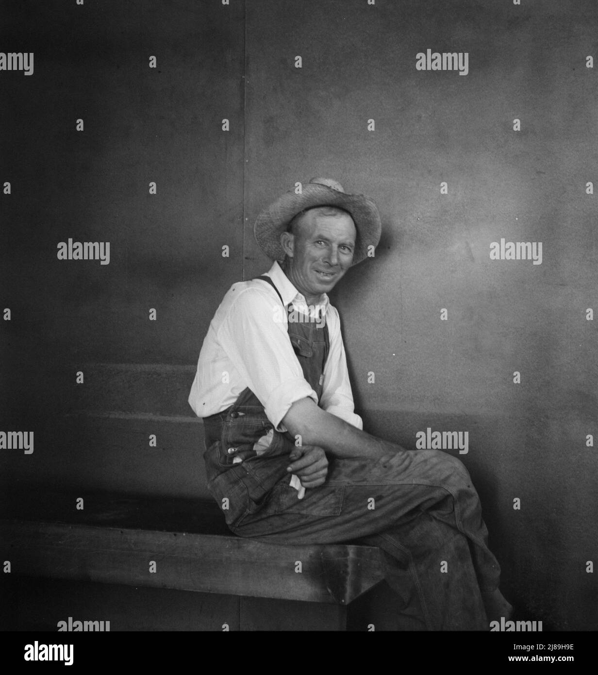 Tulare County, al campo Farm Security Administration (FSA) di Farmersville, California. Foto Stock