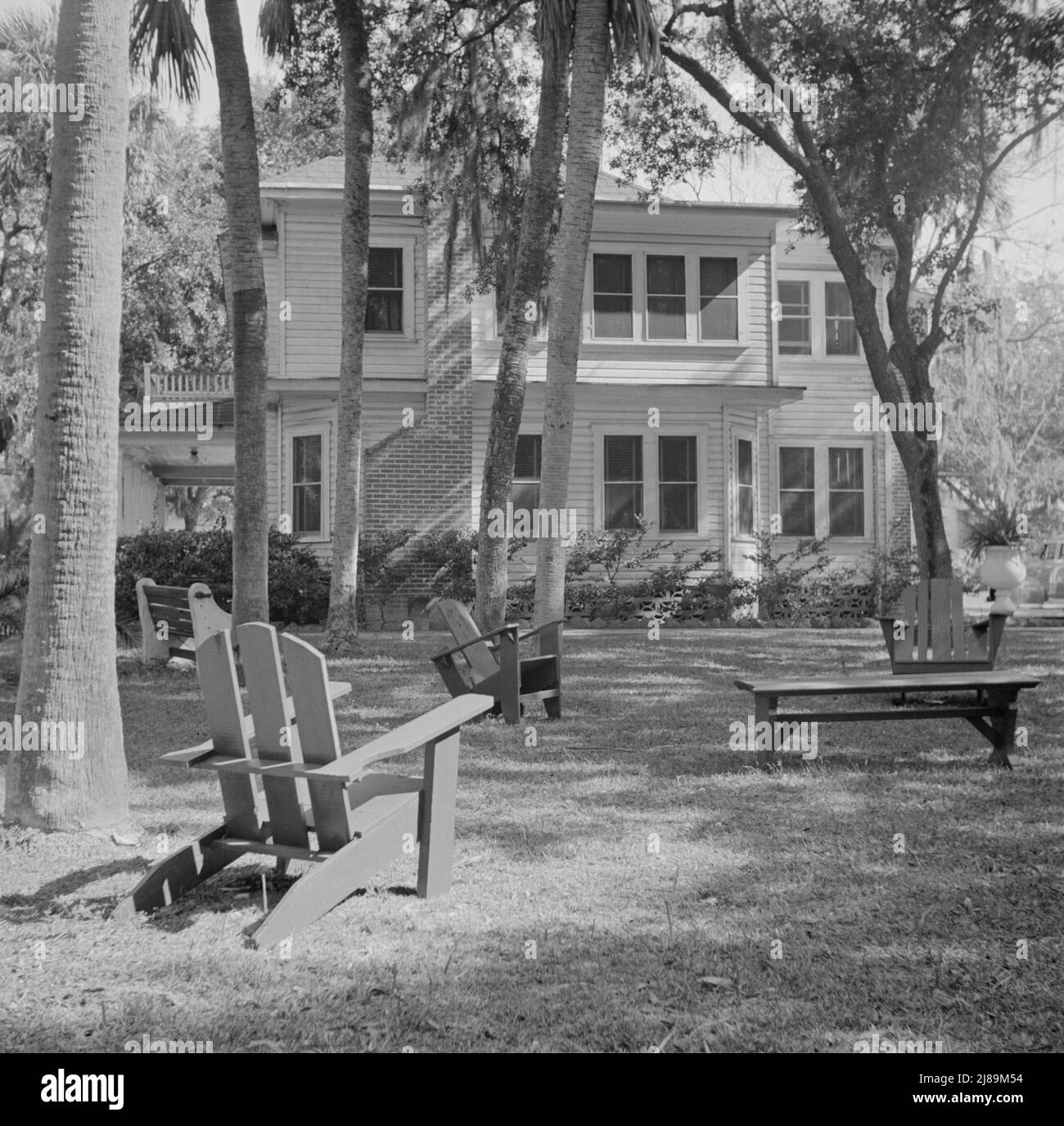 Daytona Beach, Florida. College di Bethune-Cookman. Casa del Dr. Mary McLeod Bethune, ex presidente. Foto Stock