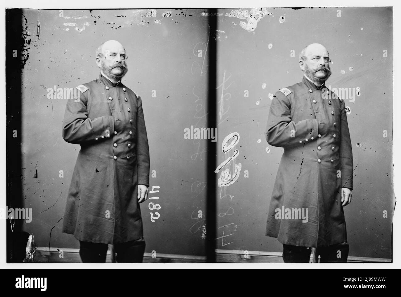 R.B. generale Lawton, 1855-1865. Gen. R.B. Lawton, tra il 1855 e il 1865. Foto Stock