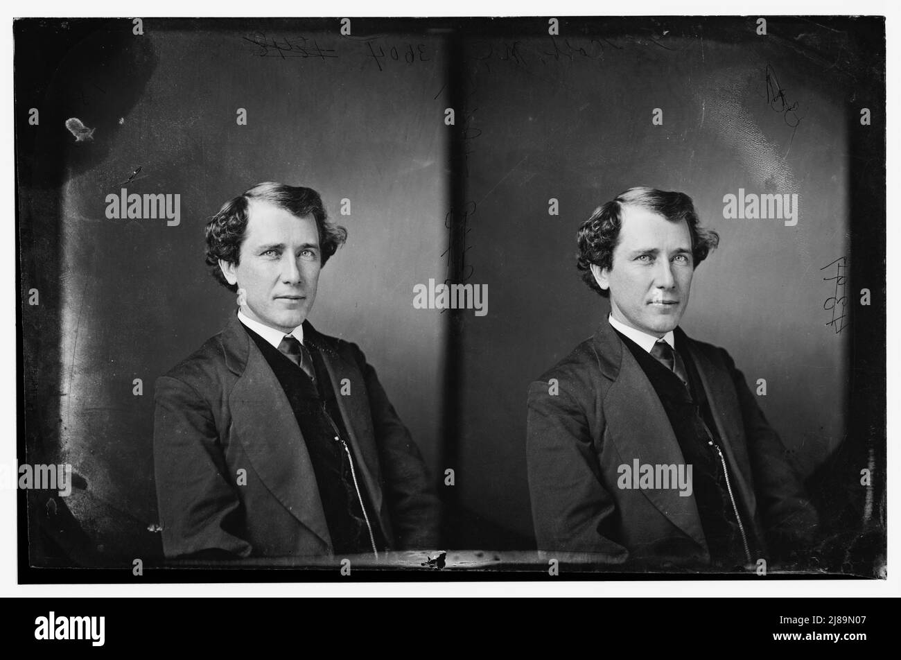 Clinton L. Cobb della Carolina del Nord, 1860-1870. Cobb, on. M.C. [membro del Congresso?], tra il 1860 e il 1870. Foto Stock