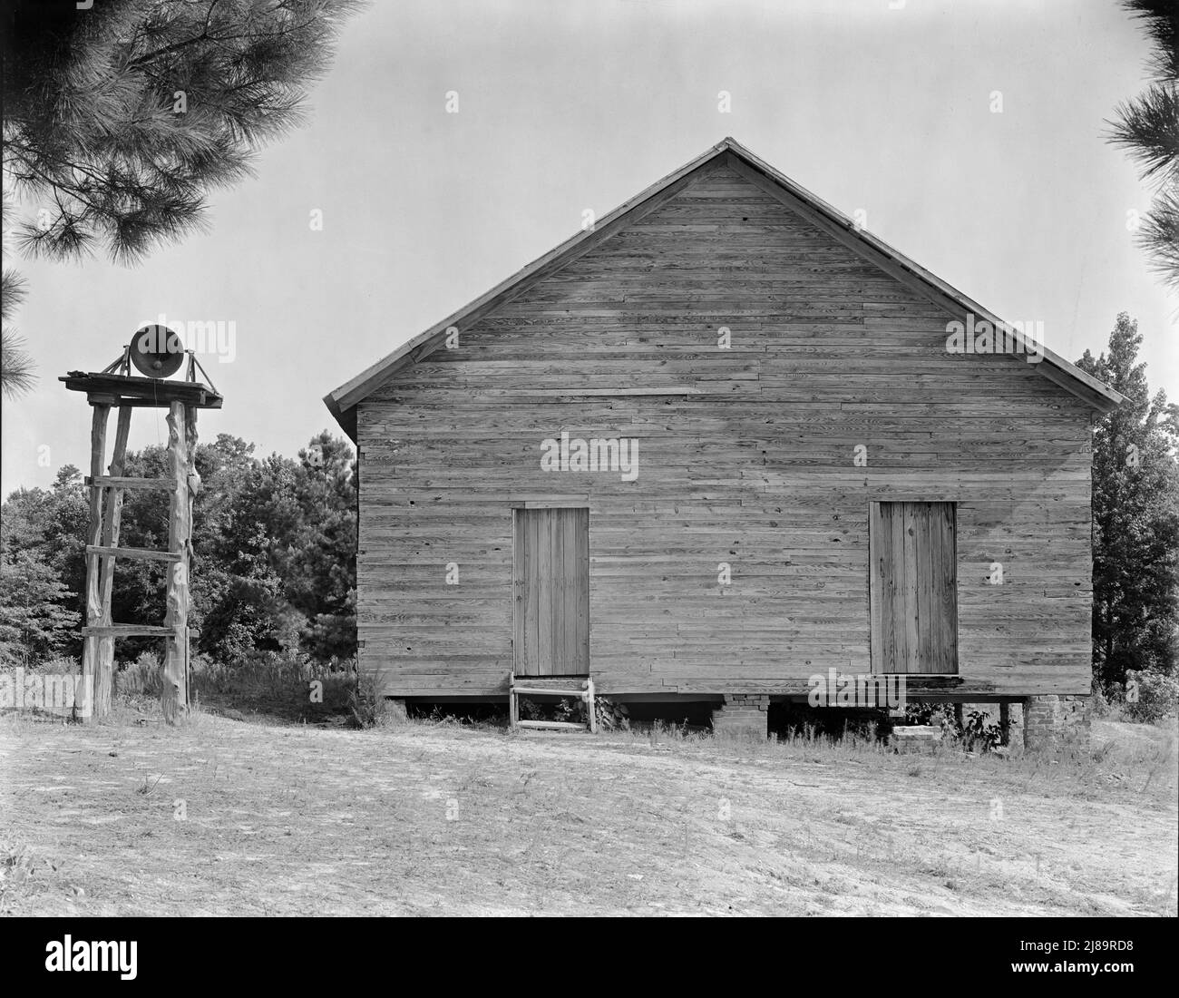 Schoolhouse, Alabama. [Nota campanile]. Foto Stock