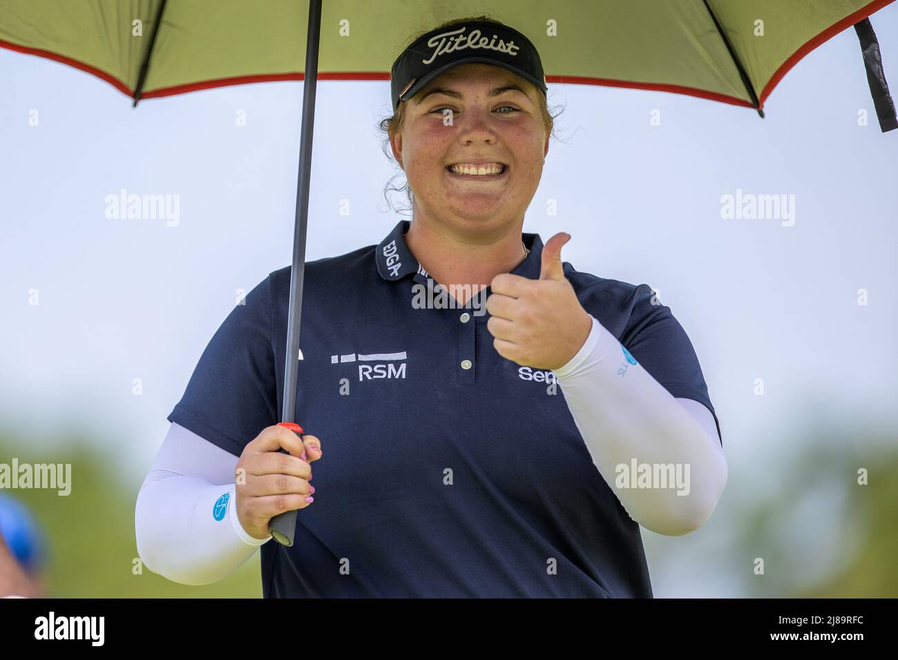 BANG KAPONG THAILANDIA - Maggio 13: Alice Hewson d'Inghilterra durante il secondo round dell'Aramco Team Series al Thai Country Club il 13 Maggio 2022 a Bang Kapong, Thailandia (Foto di Orange Pictures) Foto Stock