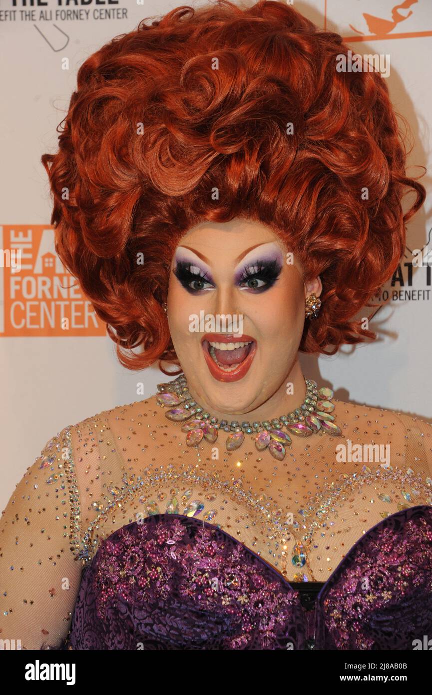 Ali Forney Centres Un posto al Table Gala festeggiando i talenti LGBT rosso tappeto a Cipriani's Wall Street a New York foto di Nadja Sayej Foto Stock