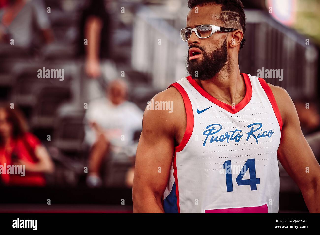 Amsterdam, Paesi Bassi, 18 giugno 2019: Gilberto Clavell, giocatore di  basket portoricano durante la Coppa del mondo 2019 di FIBA ad Amsterdam  Foto stock - Alamy