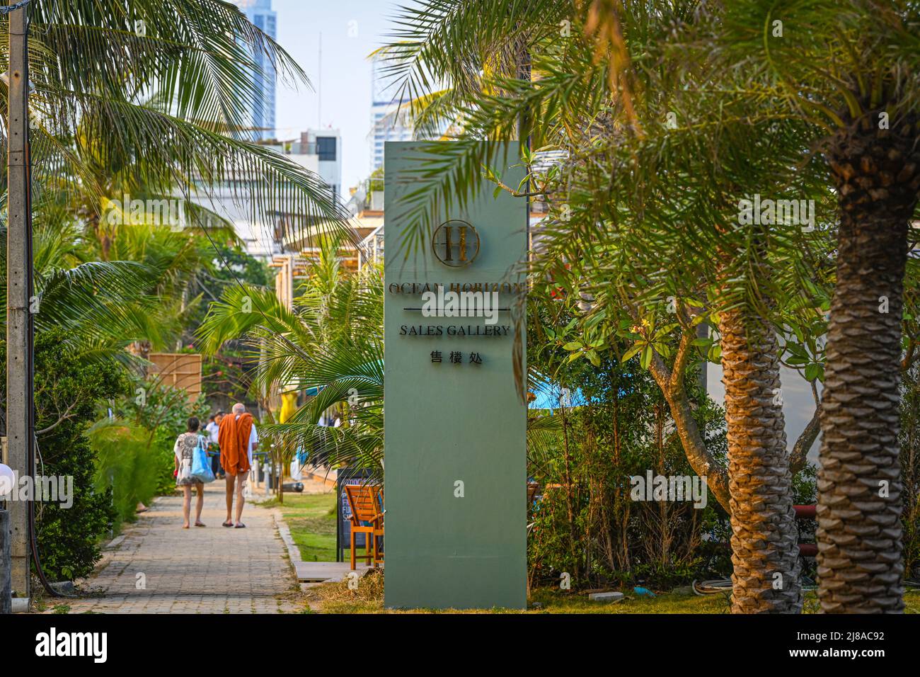 Bacco Beach Ristorante Italiano Na Jomtien Sathaip Chon Buri Pattaya Foto Stock