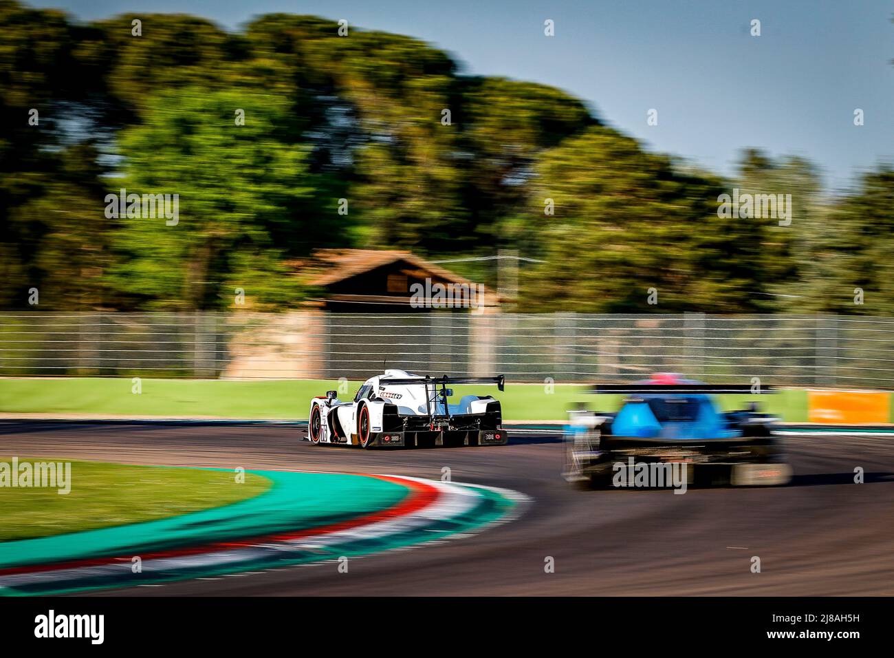 76 HUNT Freddie (gbr), SILJEHAUG Mads (NOR), Reiter Engineering, Ligier JS P320 - Nissan, in azione durante la 2nd della Michelin le Mans Cup 2022 sul circuito di Imola dal 12 al 14 maggio, a Imola, Italia - Photo Paulo Maria / DPPI Foto Stock