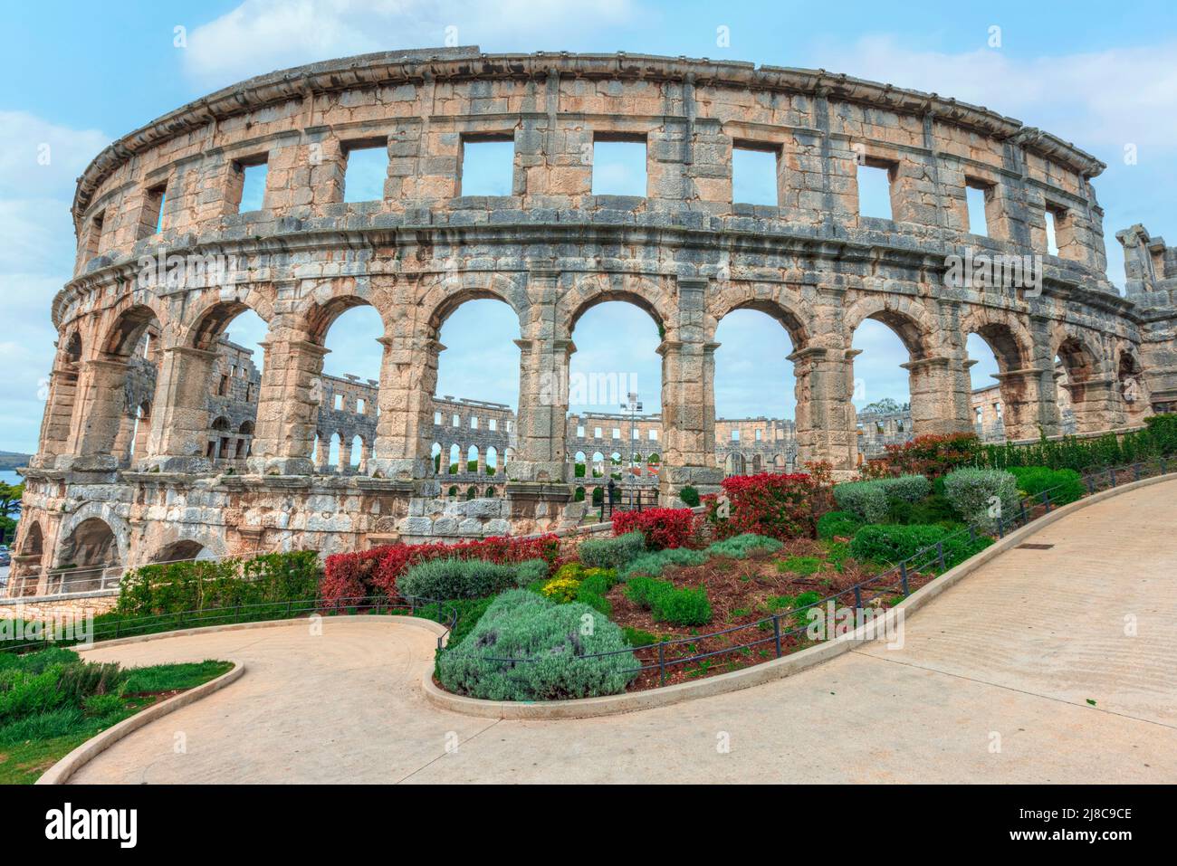 Pula, Istria, Croazia, Europa Foto Stock
