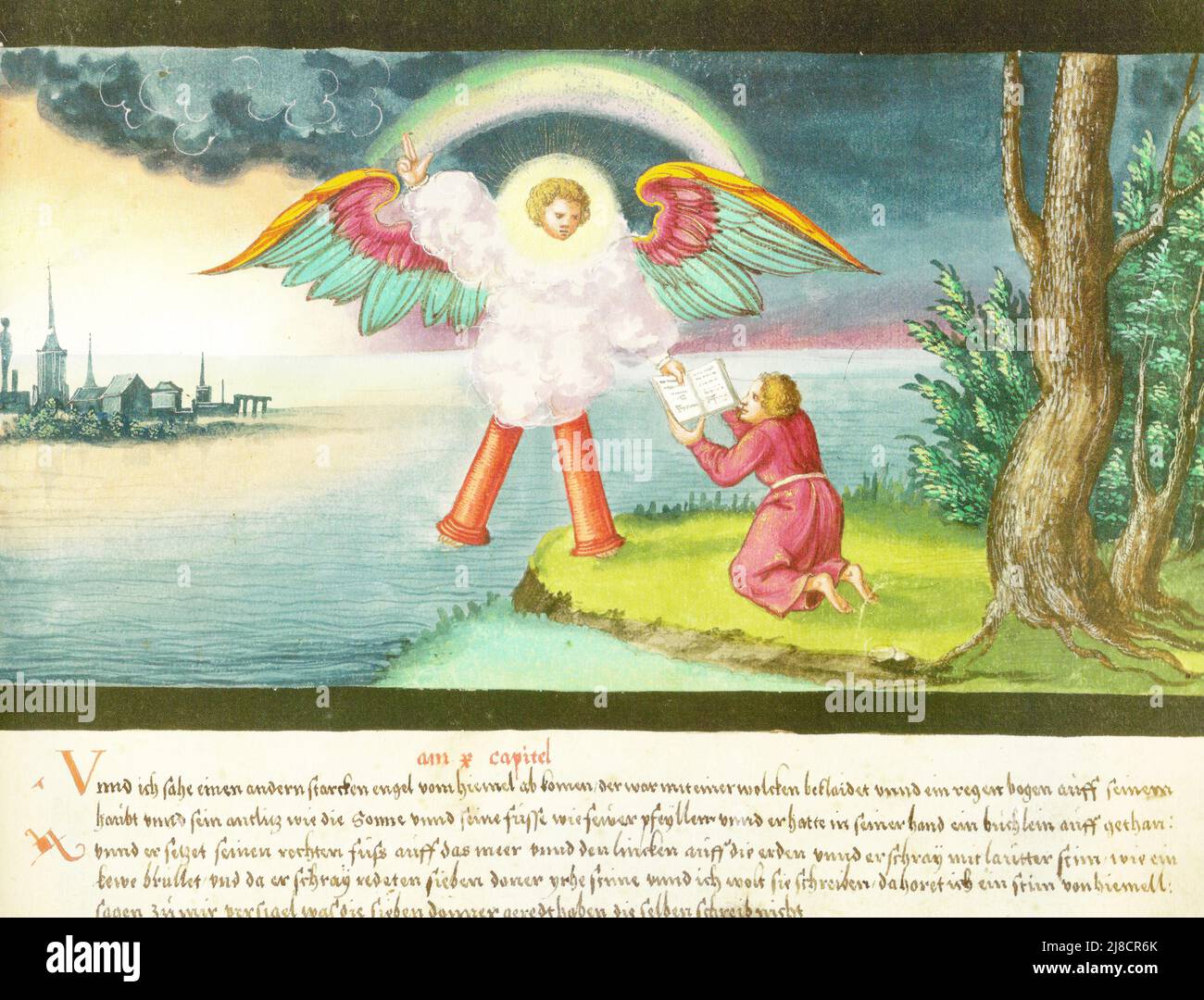 Libro dei miracoli Foto Stock