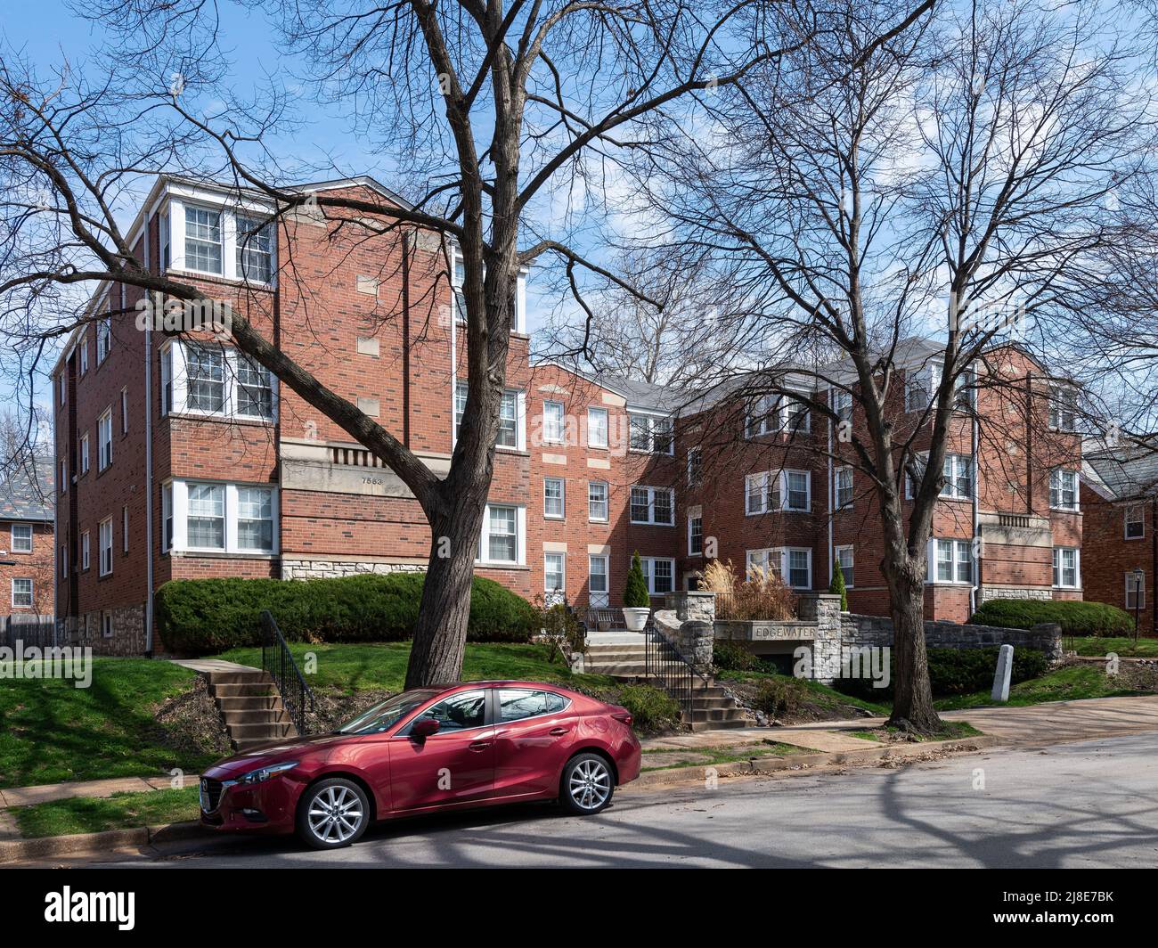 Edificio residenziale multi unità nella sezione Moorlands di Clayton Foto Stock