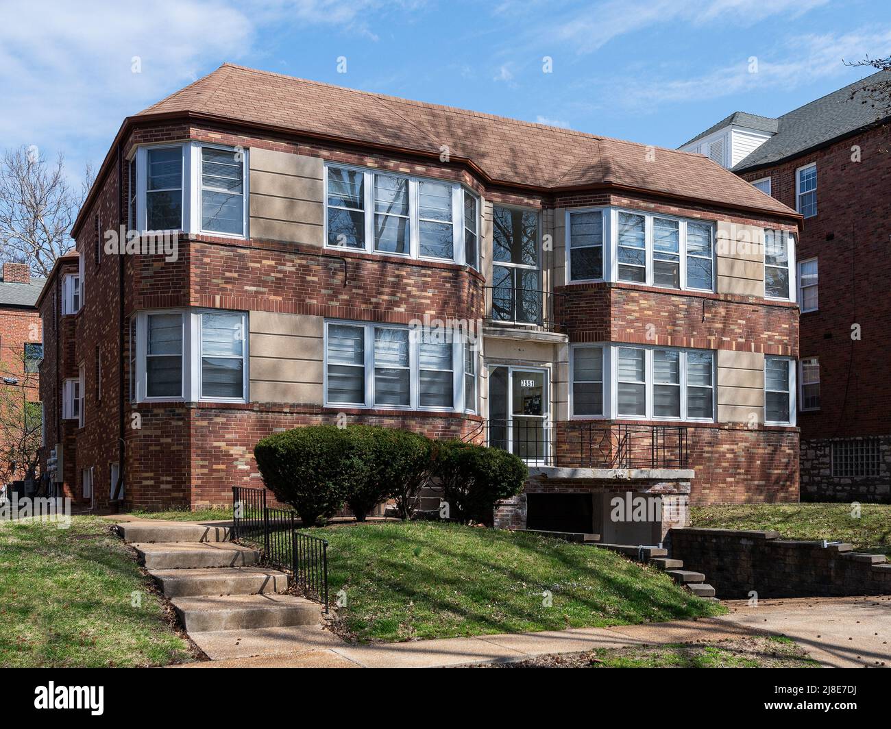 Edificio residenziale multi unità nella sezione Moorlands di Clayton Foto Stock