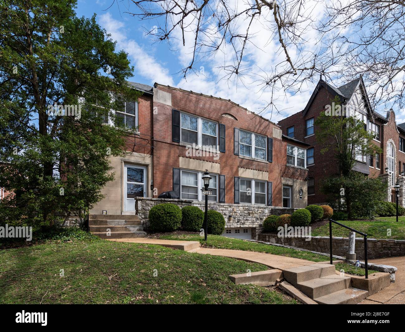 Edificio residenziale multi unità nella sezione Moorlands di Clayton Foto Stock