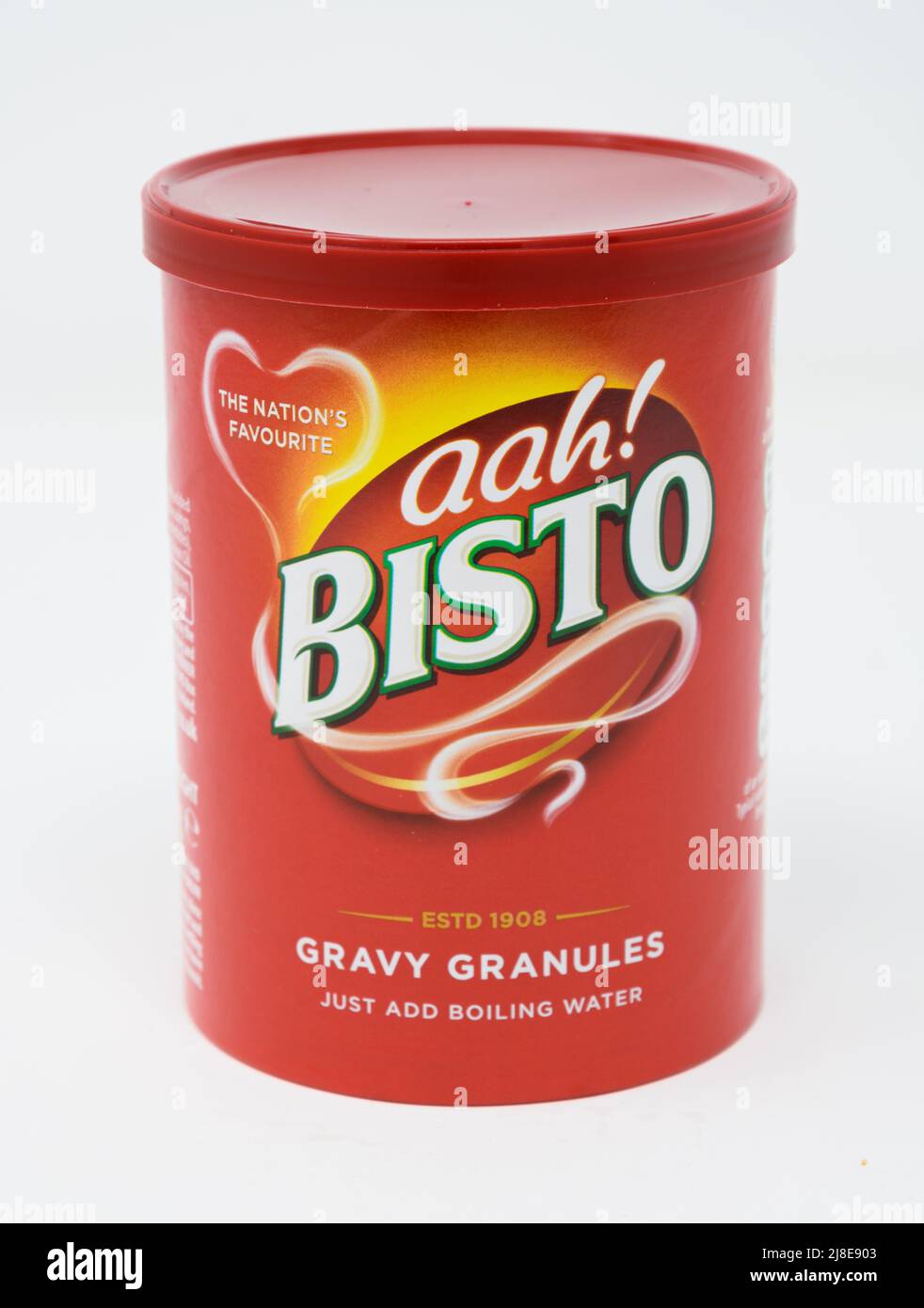 Reading, Regno Unito - Gennaio 16 2022: Una vasca di granuli di crostata Foto Stock