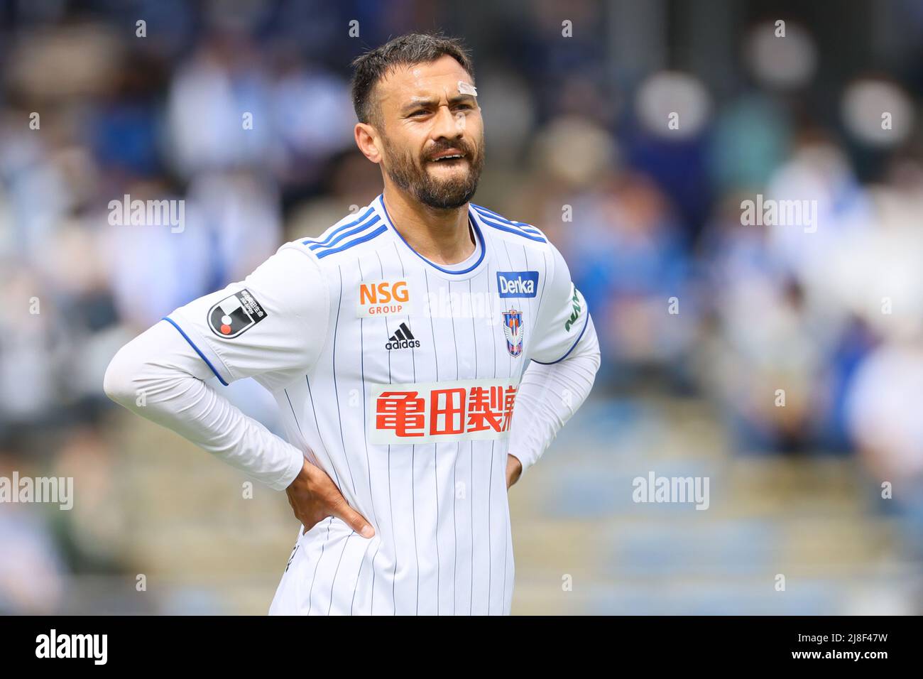 Tokyo, Giappone. 15th maggio 2022. Michael James Fitzgerald (Albirex) Calcio : 2022 J2 incontro di Lega tra FC Machida Zelvia 2-1 Albirex Niigata allo Stadio Machida GION di Tokyo, Giappone . Credit: AFLO SPORT/Alamy Live News Foto Stock