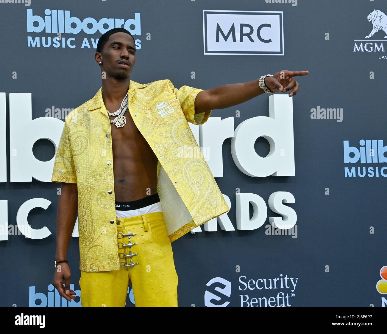 Las Vegas, Stati Uniti. 15th maggio 2022. Christian Combs partecipa ai Billboard Music Awards annuali che si tengono presso la MGM Grand Garden Arena di Las Vegas, Nevada, il 15 maggio 2022. Foto di Jim Ruymen/UPI Credit: UPI/Alamy Live News Foto Stock