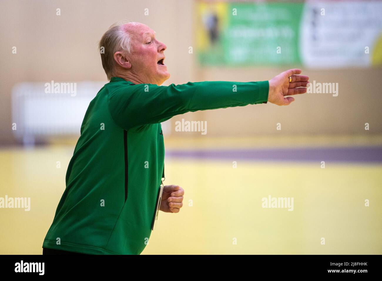 2022-05-15. Antanas Skarbalius - allenatore lituano di pallamano. Foto Stock