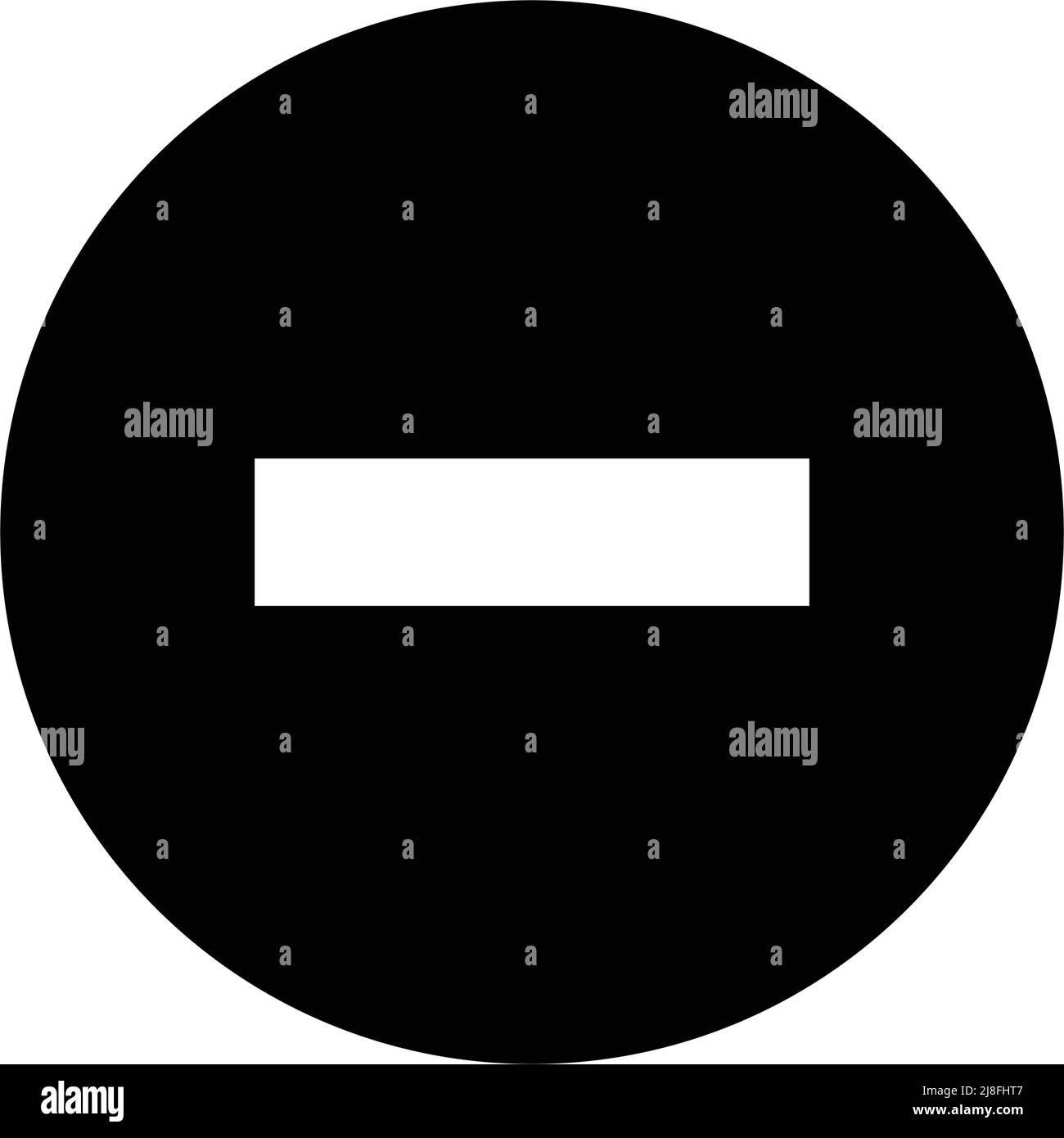 Icona di silhouette del segno di arresto. Vettore modificabile. Illustrazione Vettoriale