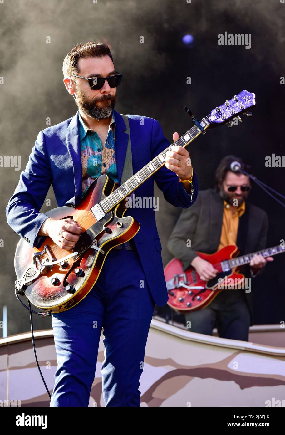 Redondo Beach, California, Stati Uniti. 15th maggio 2022. Lord Huron il giorno di tappa 3 del festival BEACHLIFE . Credit: Ken Howard/Alamy Live News Foto Stock