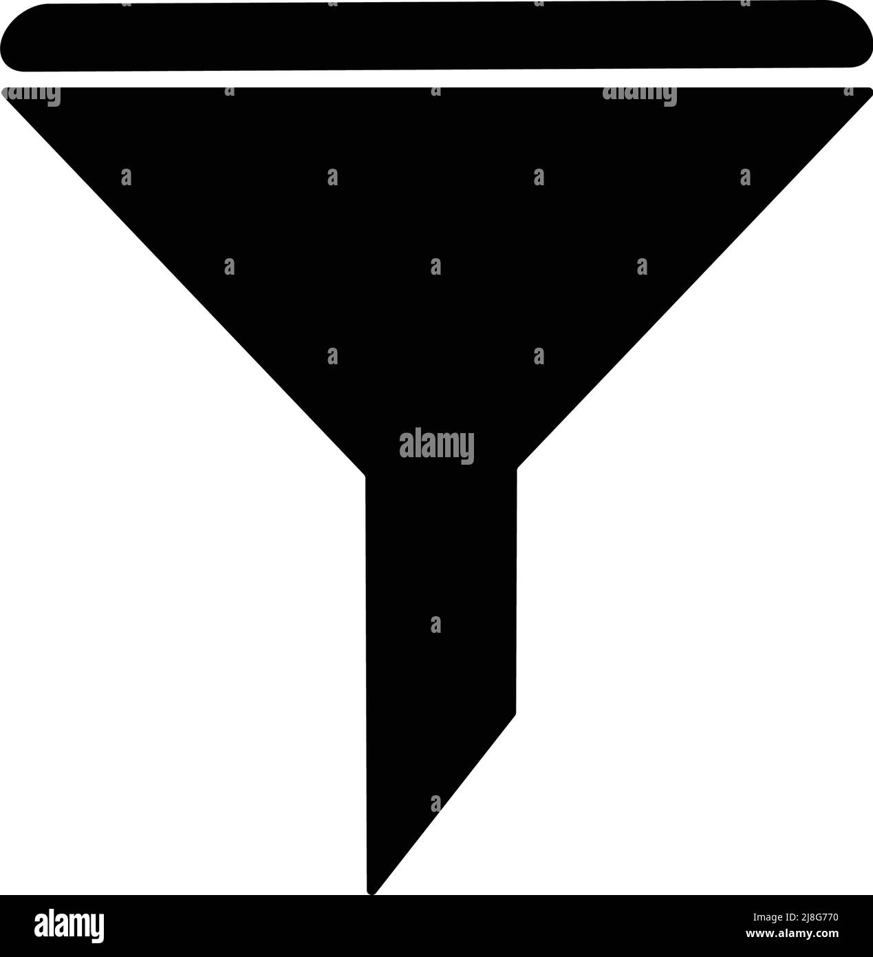 Icona filtro compatto. Vettori semplici. Vettore modificabile. Illustrazione Vettoriale