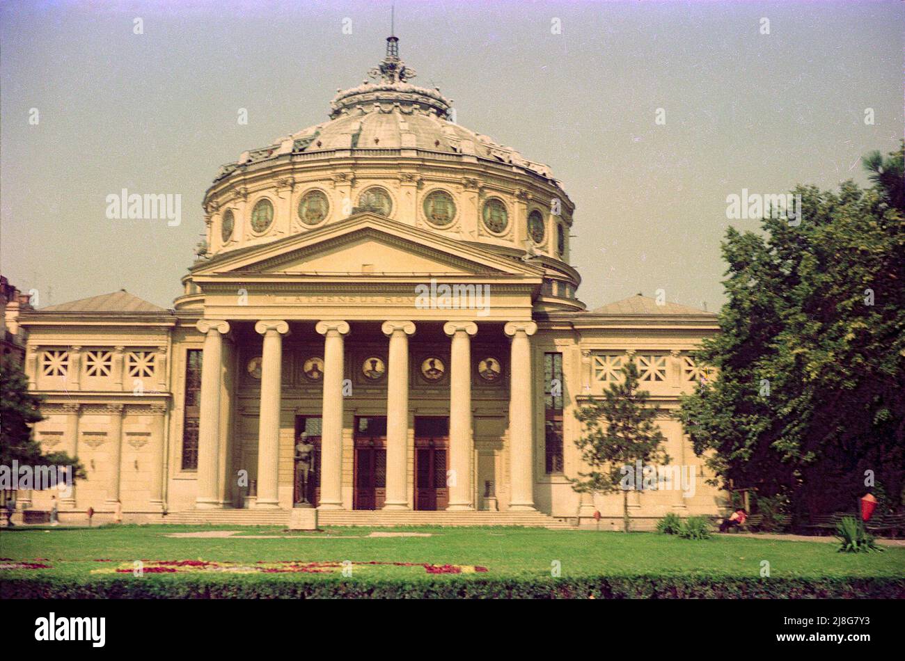 Athenaeum rumeno, Bucarest, Romania 1975 Foto Stock