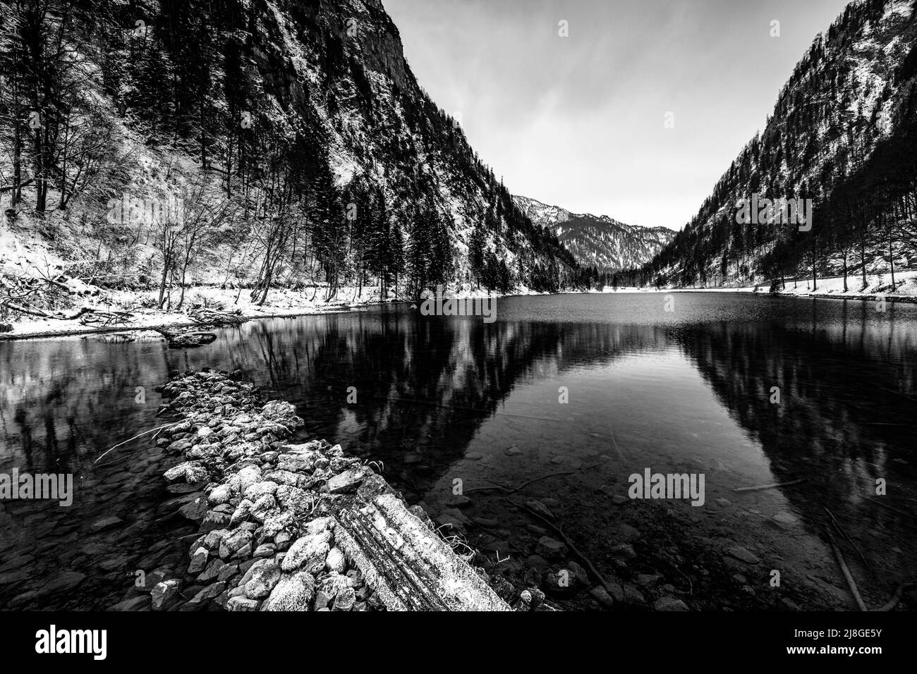 Uno dei molti laghi più belli della germania meridionale Foto Stock