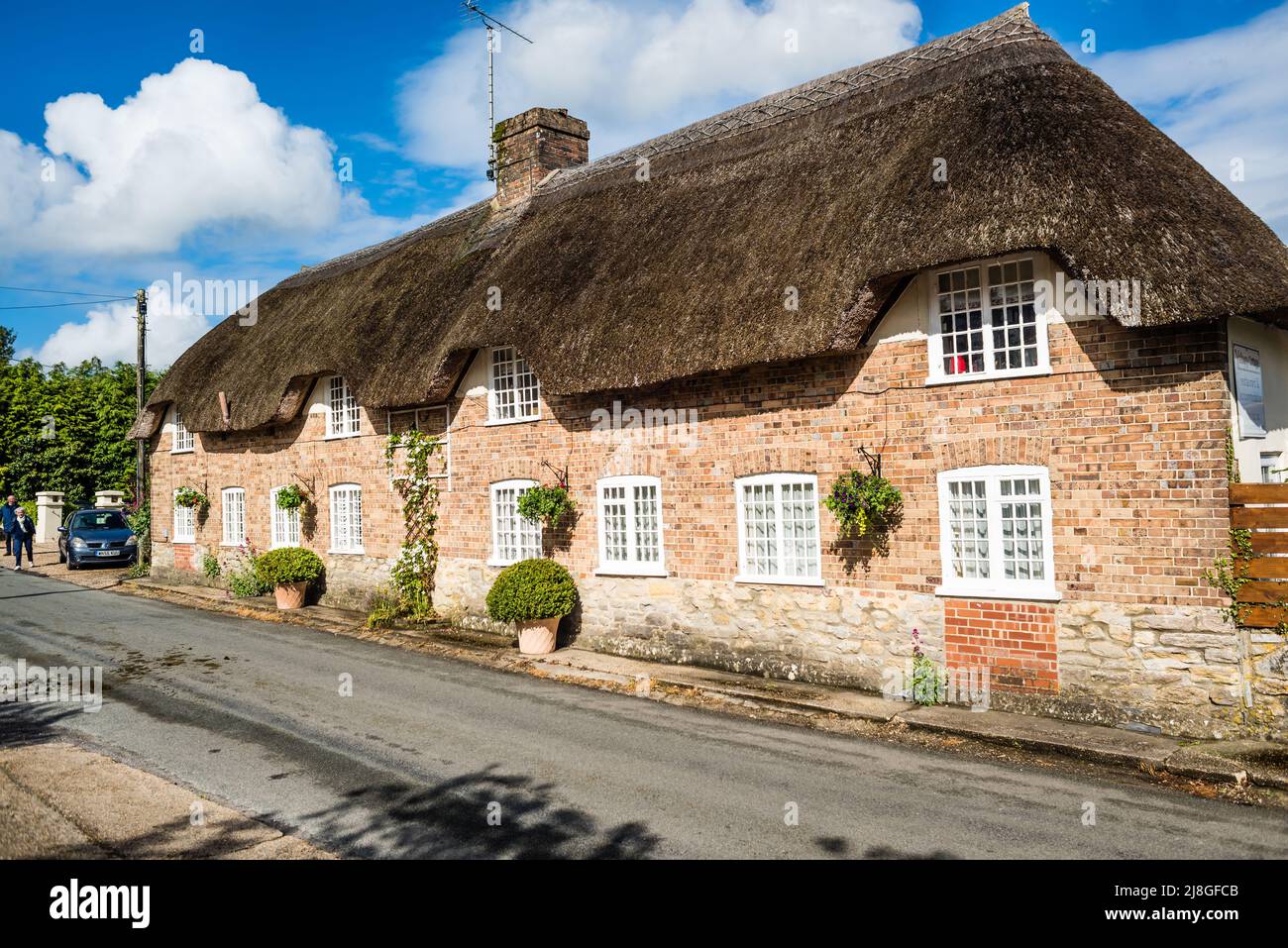 Brockhampton inferiore. Un villaggio bucolico nel cuore del Dorsetshire. Foto Stock