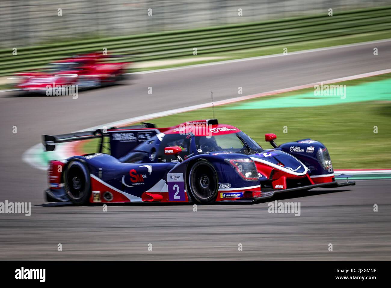 02 CAYGILL Josh (gbr), VOISIN Bailey (gbr), GERHRSITZ Finn (ger), United Autosports, Ligier JS P320 - Nissan, in azione durante la 4 ore di Imola 2022, 2nd round della 2022 European le Mans Series sul circuito di Imola dal 12 al 15 maggio, a Imola, Italia - Foto: Maria/Paulo/DPPI/LiveMedia Foto Stock