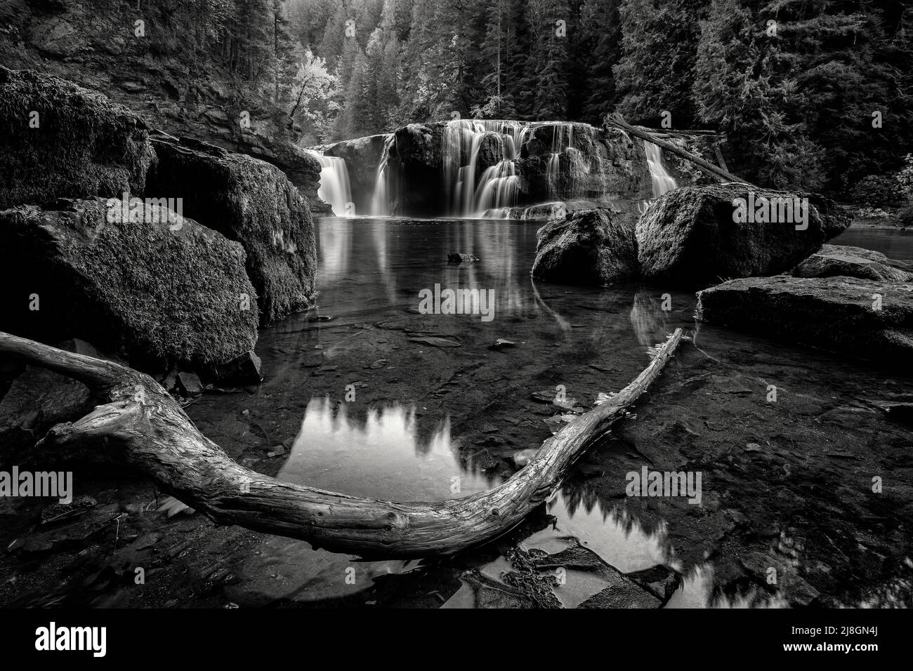 Cascate di Lower Lewis. Foto Stock