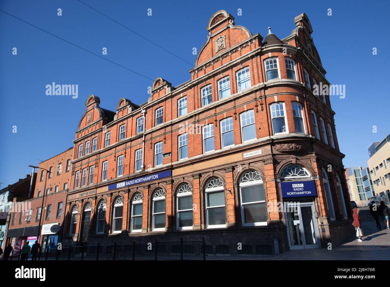 Compton House e BBC radio Northampton a Northants nel Regno Unito Foto Stock